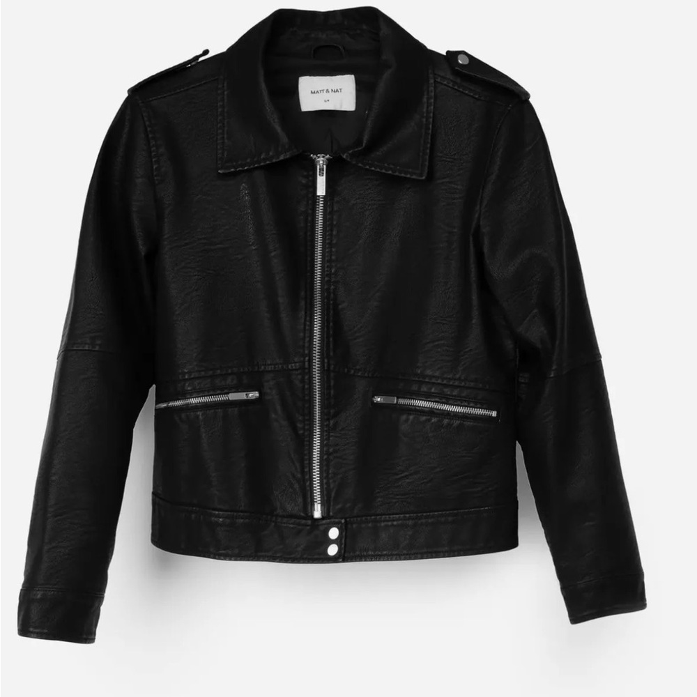 Matt & Nat Black Faux Leather Jacket